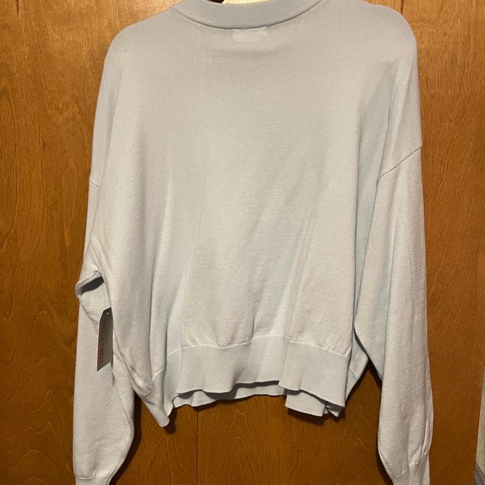 Stella Tweed Light Gray 1989 Taylor Swift Sweater - Picture 3 of 5